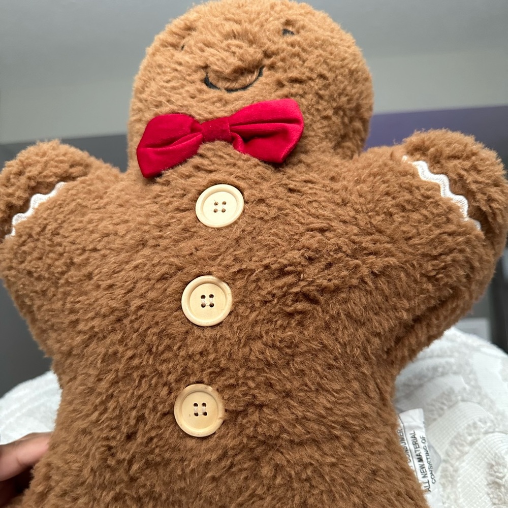 Two gingerbread pillows